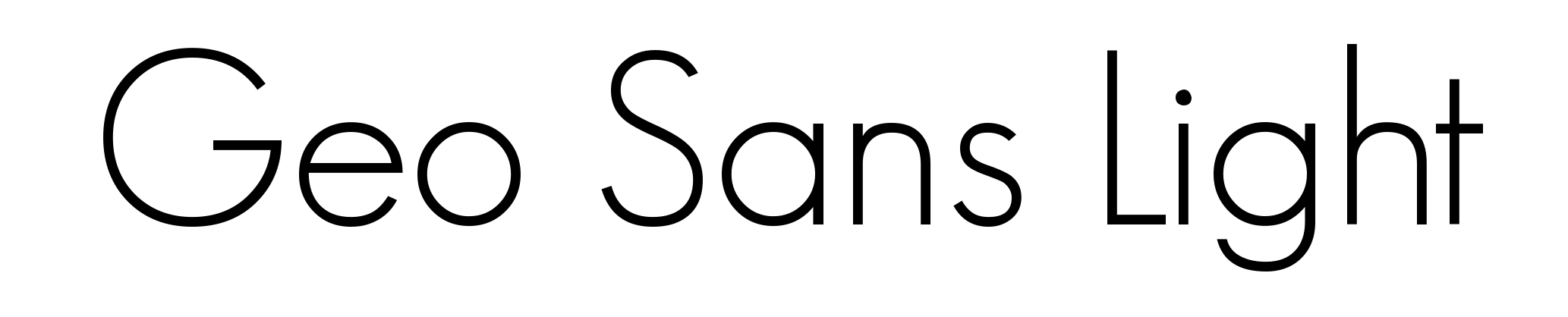 Geo Sans Light